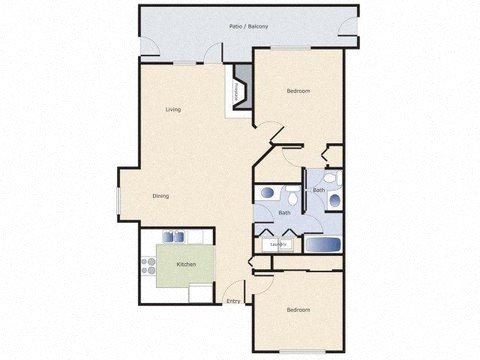 Keelers Corner Apartments Pine C Floor Plan Keelers Corner Apartments Pine C Floor Plan